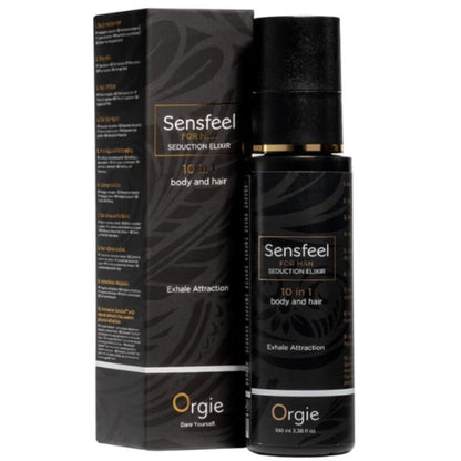 ORGIE - SENSFEEL FOR MAN SEDUCTION ELIXIR 10 IN 1 BODY AND HAIR 100 ML