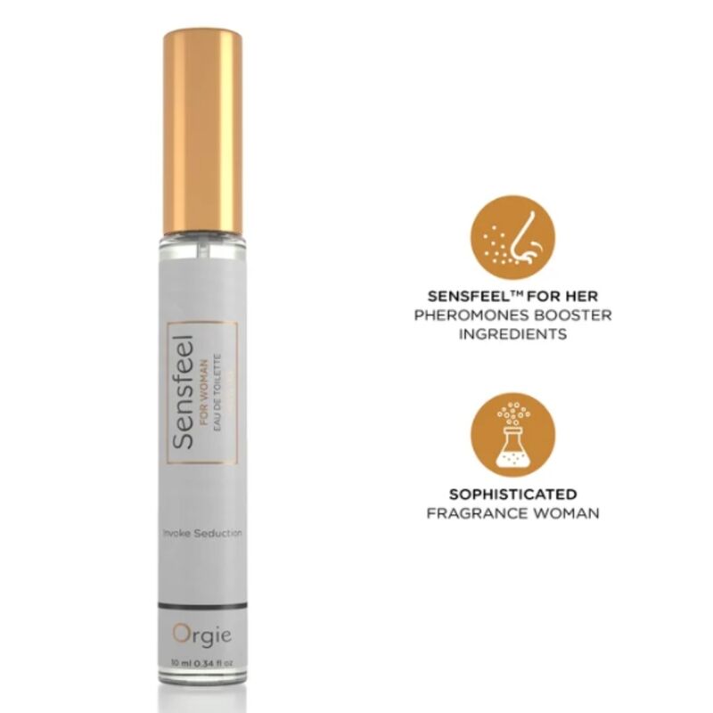 ORGIE - SENSFEEL EAU DE TOILETTE WITH PHEROMONE BOOSTER TRAVEL SIZE FOR WOMEN 10 ML