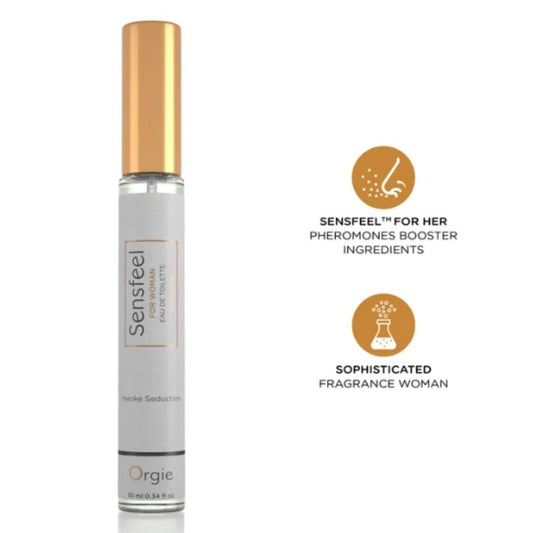 ORGIE - SENSFEEL EAU DE TOILETTE WITH PHEROMONE BOOSTER TRAVEL SIZE FOR WOMEN 10 ML