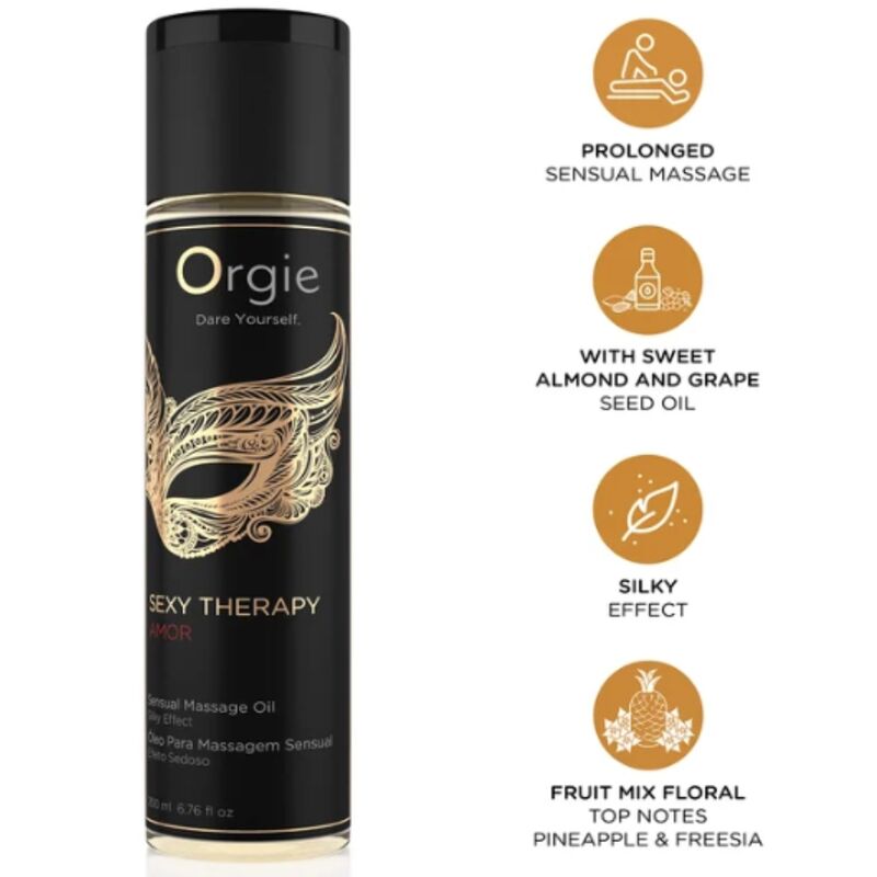 ORGIE - SEXY THERAPY AMOR SENSUAL MASSAGE OIL 200 ML
