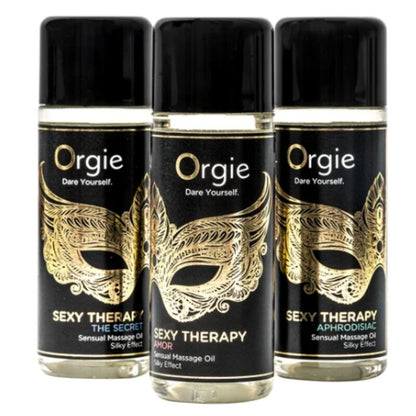 ORGIE - SEXY THERAPY MINI SIZE COLLECTION SENSUAL MASSAGE OILS 3 X 30 ML