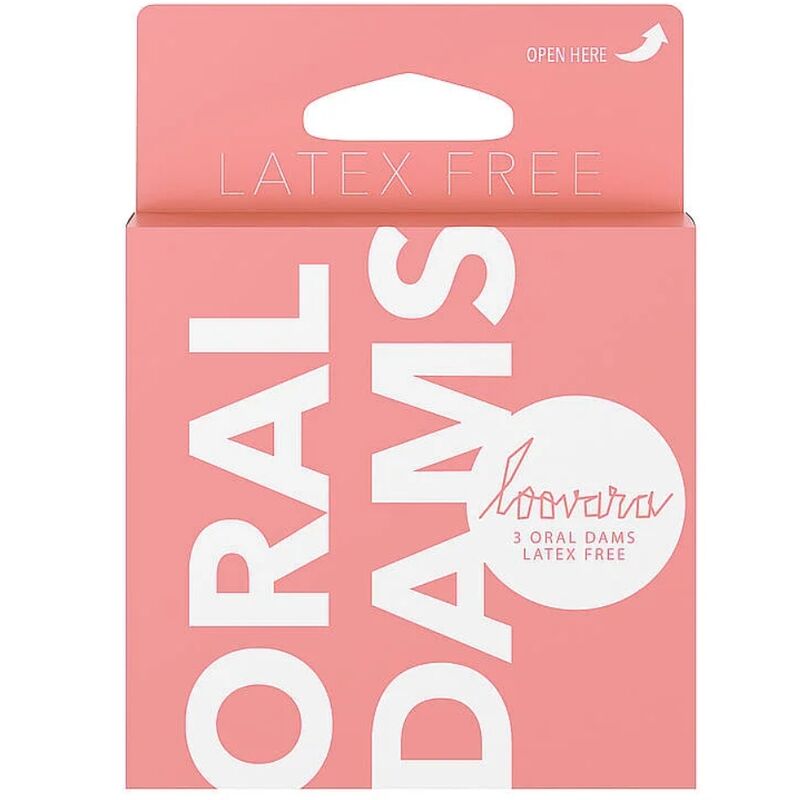 LOOVARA - ORAL DAMS LATEX-FREE ORAL BARRIERS 3 PCS