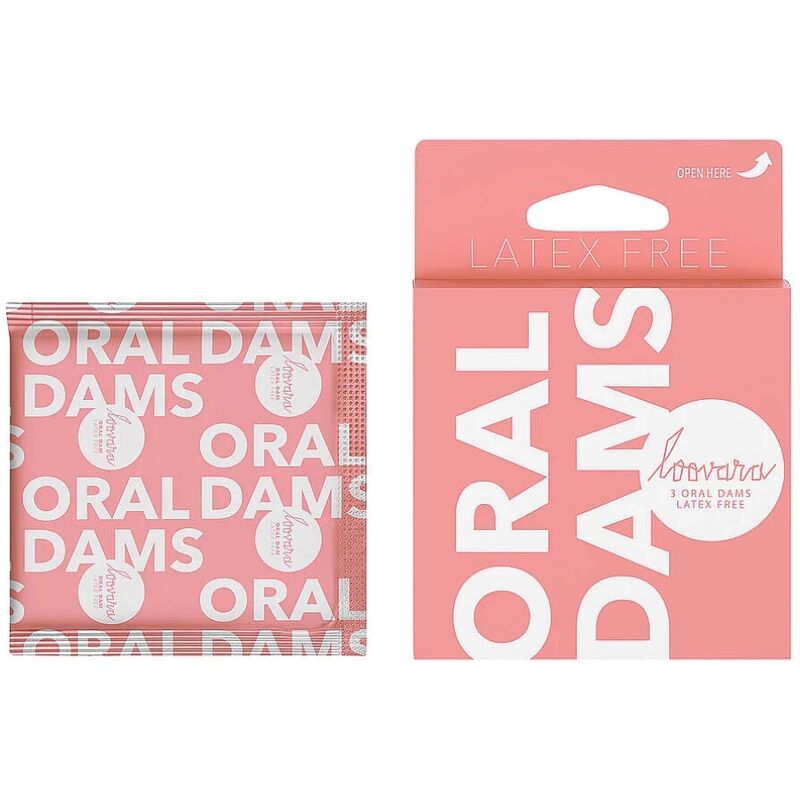 LOOVARA - ORAL DAMS LATEX-FREE ORAL BARRIERS 3 PCS