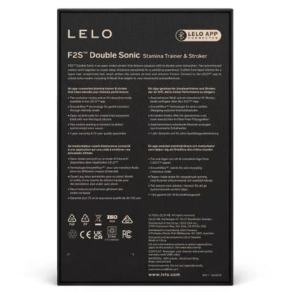 LELO - F2S DOUBLE SONIC MALE STROKER WITH DUAL SONIC STIMULATION TEAL