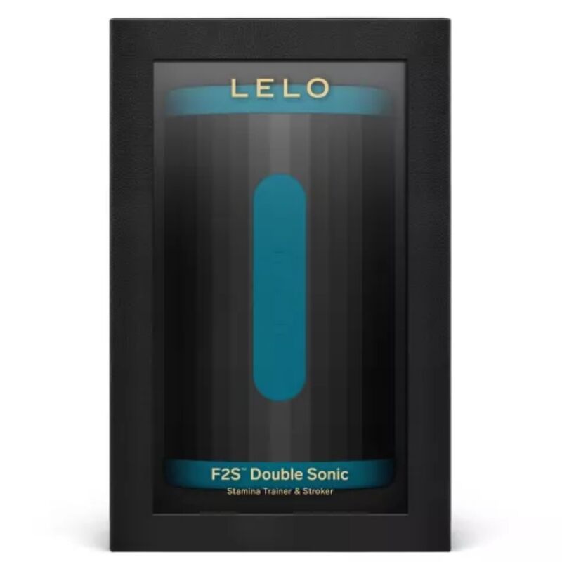 LELO - F2S DOUBLE SONIC MALE STROKER WITH DUAL SONIC STIMULATION TEAL