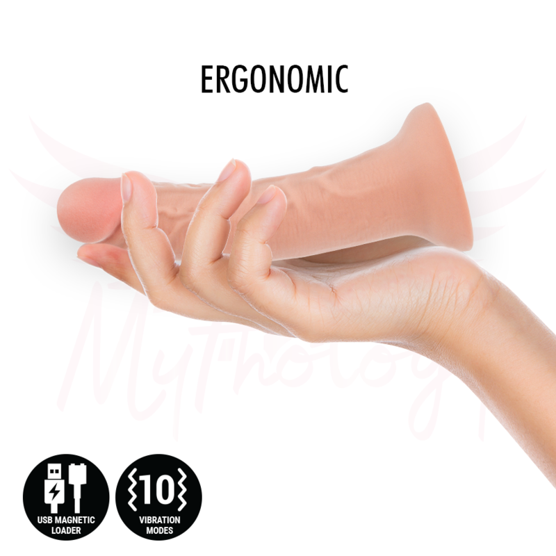 MYTHOLOGY - ASHER ORIGINAL DILDO S - VIBRATOR + REMOTE CONTROL WITH WATCHME WIRELESS TECHNOLOGY