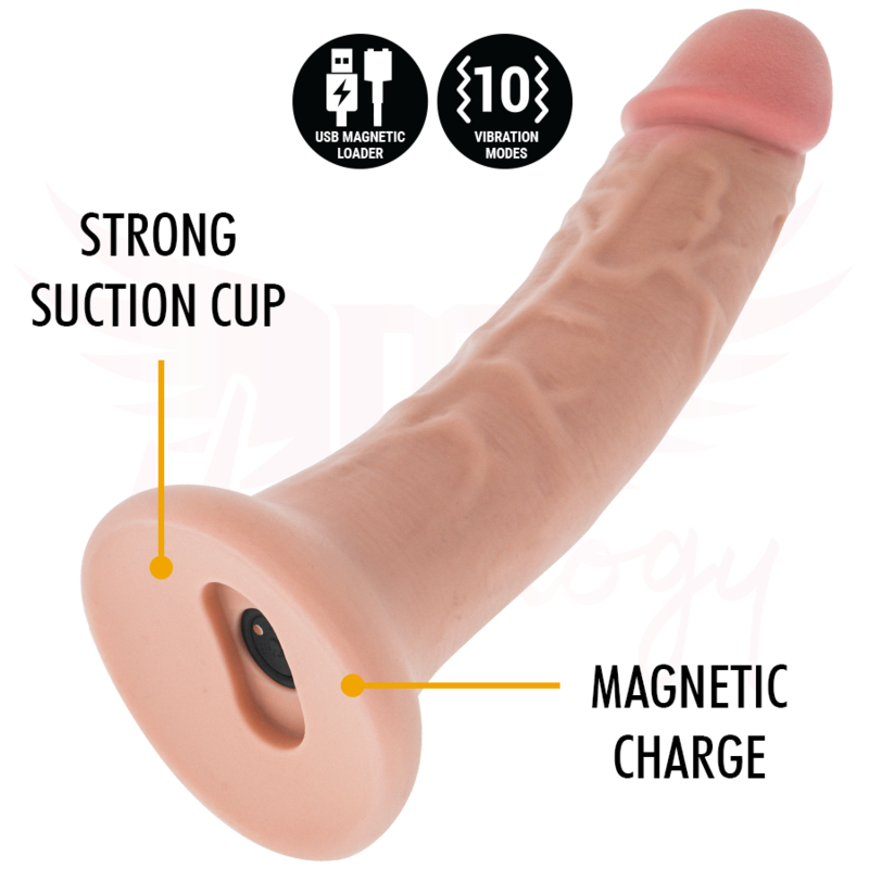 MYTHOLOGY - ASHER ORIGINAL DILDO S - VIBRATOR + REMOTE CONTROL WITH WATCHME WIRELESS TECHNOLOGY