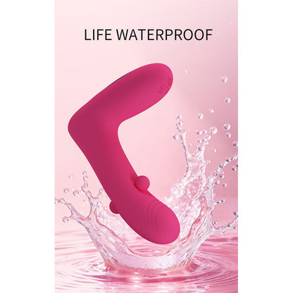 PRETTY LOVE - DUDEN RECHARGEABLE SILICONE VIBRATOR 12 VIBRATION MODES AND 3 ROCKING MODES PINK