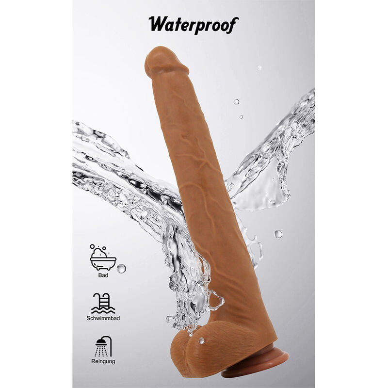 PRETTY LOVE - VIGGO REALISTIC SOFT-TOUCH SKIN-SLIDING DILDO 36,5 CM BROWN