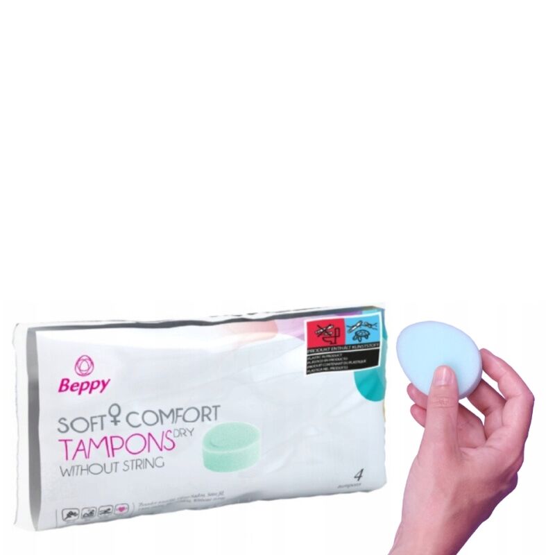 BEPPY - TAMPONS CONFORT DOUX SECS 4 UNITÉS