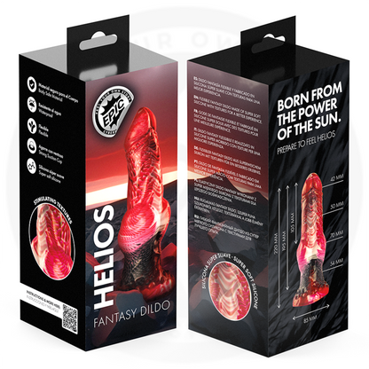 EPIC - GODEMICHET HELIOS AVEC TESTICULES CHALEUR ET EXTATICITÉ