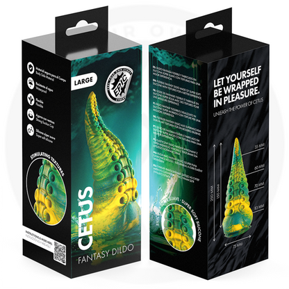 EPIC - CETUS GREEN TENTACLE DILDO LARGE SIZE