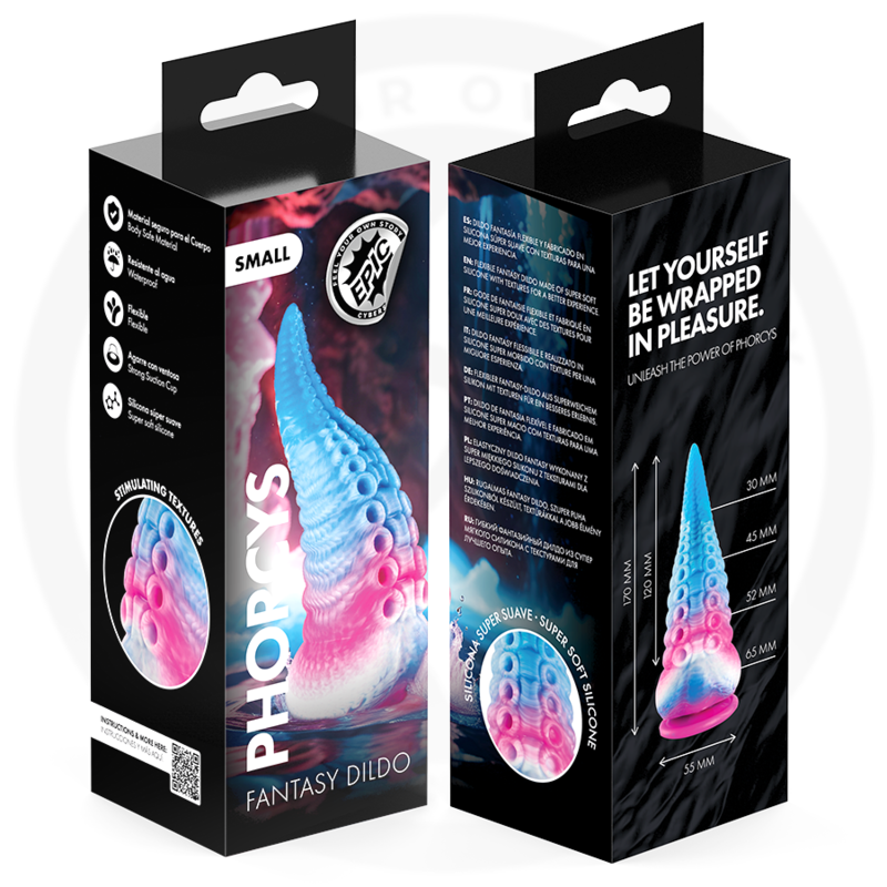 EPIC - PHORCYS BLUE TENTACLE DILDO SMALL SIZE