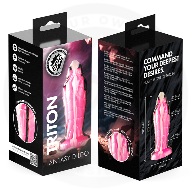 EPIC - TRITON DILDO THE STRENGTH OF THE REPTILE