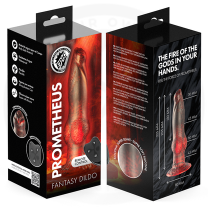 EPIC - PROMETHEUS TITAN FLAME RECHARGEABLE REMOTE CONTROL DILDO