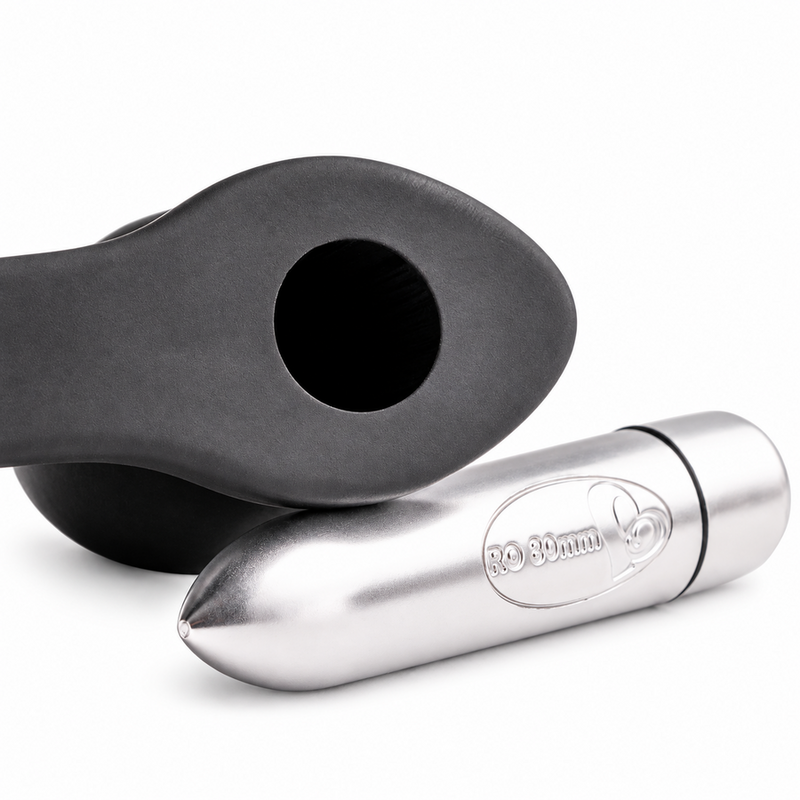 ROCKS-OFF - RO-ZEN PROSTATE VIBRATOR WITH DUAL RING 7 SPEEDS ONYX BLACK
