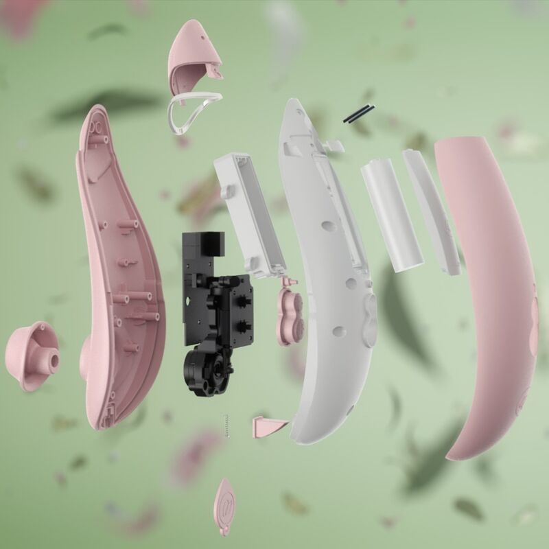 WOMANIZER - PREMIUM ECO SUCTION CLITORAL STIMULATOR 12 INTENSITY LEVELS ROSE