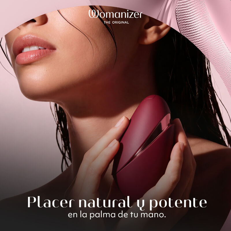 WOMANIZER - ESTIMULADOR CLITORIDIANO POR SUCCIÓN NEXT 14 NIVELES DE INTENSIDAD BURDEOS