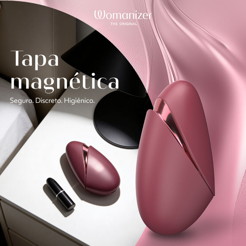 WOMANIZER - ESTIMULADOR CLITORIDIANO POR SUCCIÓN NEXT 14 NIVELES DE INTENSIDAD BURDEOS