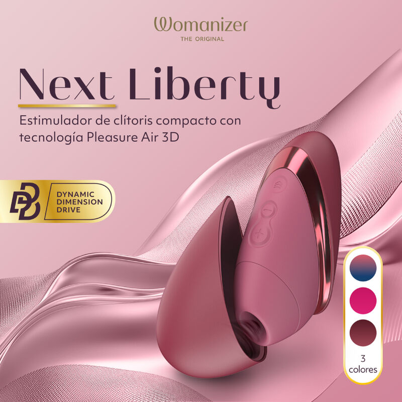 WOMANIZER - ESTIMULADOR CLITORIDIANO POR SUCCIÓN NEXT 14 NIVELES DE INTENSIDAD BURDEOS