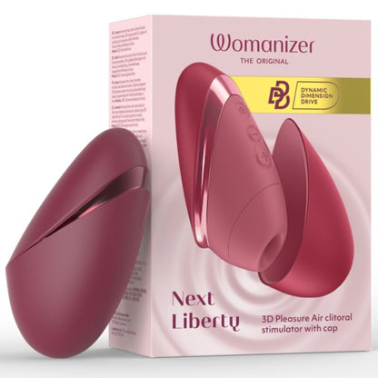WOMANIZER - ESTIMULADOR CLITORIDIANO POR SUCCIÓN NEXT 14 NIVELES DE INTENSIDAD BURDEOS