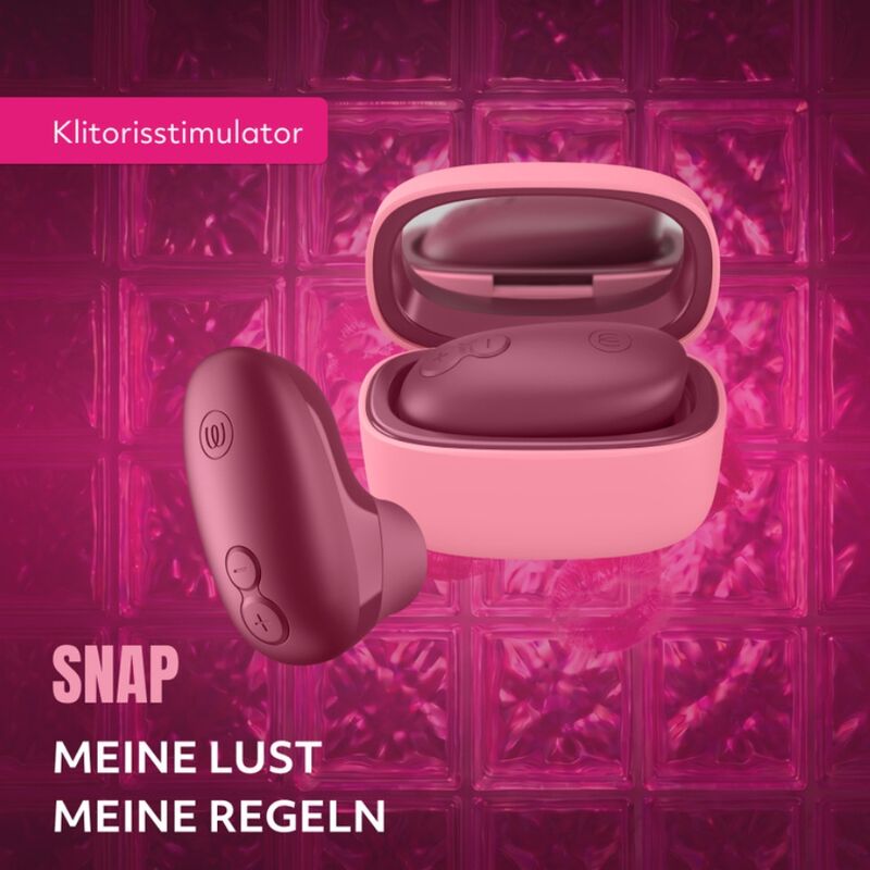 WOMANIZER - SNAP SUCTION CLITORAL STIMULATOR 6 INTENSITY LEVELS CRUSHED BERRY