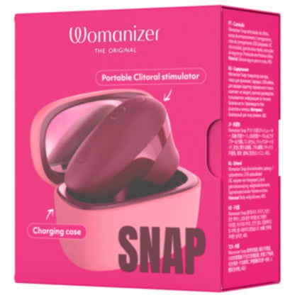 WOMANIZER - SNAP SUCTION CLITORAL STIMULATOR 6 INTENSITY LEVELS CRUSHED BERRY