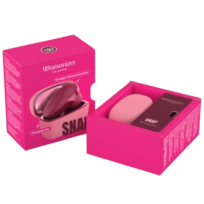 WOMANIZER - SNAP SUCTION CLITORAL STIMULATOR 6 INTENSITY LEVELS CRUSHED BERRY