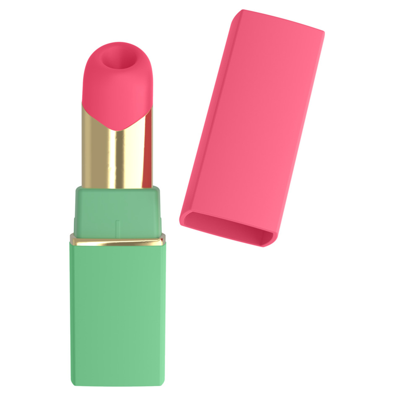 WOMANIZER - BEAUTY SUCTION CLITORAL STIMULATOR 6 INTENSITY LEVELS GREEN AND PINK