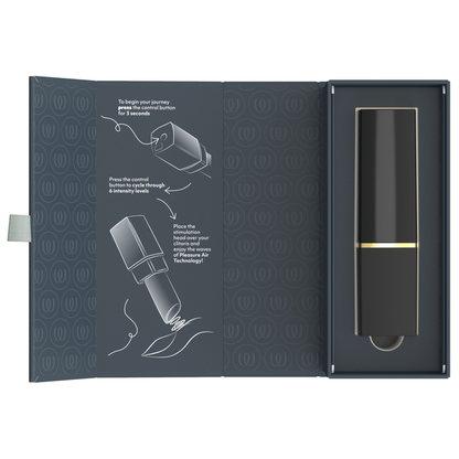 WOMANIZER - BEAUTY SUCTION CLITORAL STIMULATOR 6 INTENSITY LEVELS BLACK AND GOLD