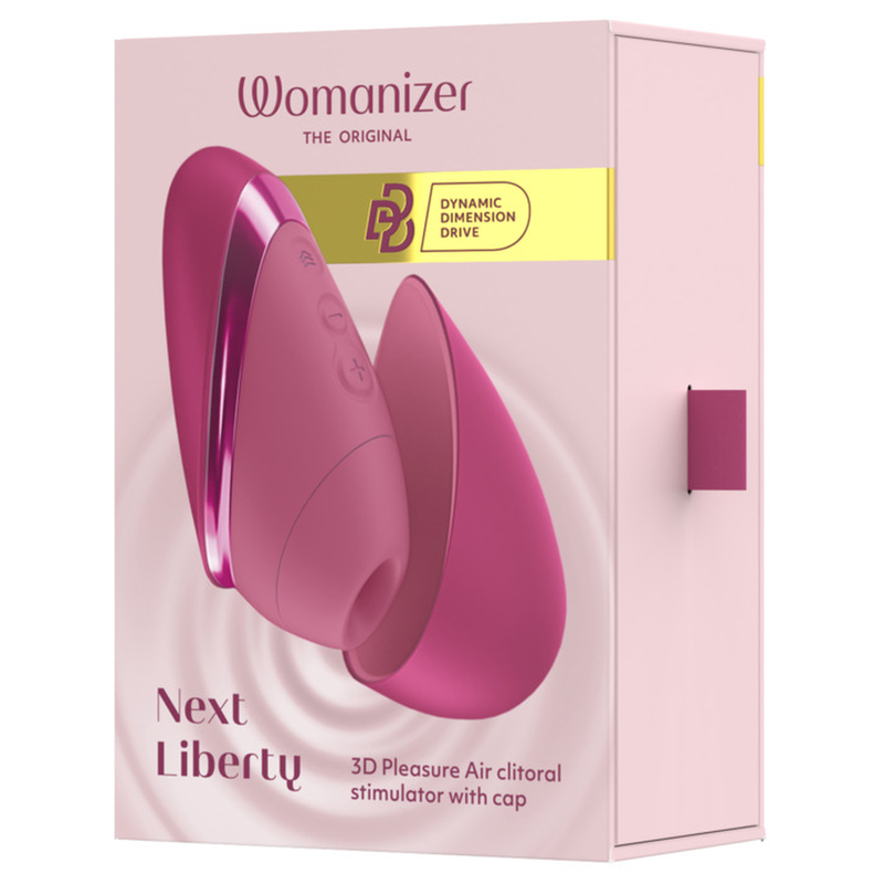 WOMANIZER - ESTIMULADOR CLITORIDIANO NEXT LIBERTY 3D ROSA INTENSO AIRE DE PLACER