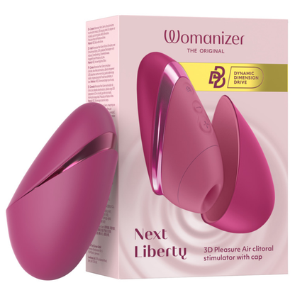 WOMANIZER - ESTIMULADOR CLITORIDIANO NEXT LIBERTY 3D ROSA INTENSO AIRE DE PLACER