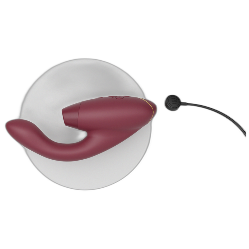 WOMANIZER - ESTIMULADOR DUO 2 BURDEOS