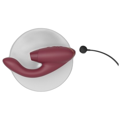 WOMANIZER - ESTIMULADOR DUO 2 BURDEOS