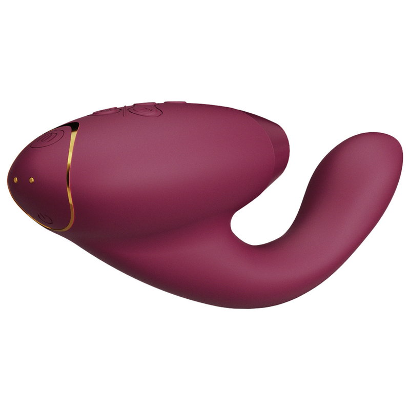 WOMANIZER - ESTIMULADOR DUO 2 BURDEOS