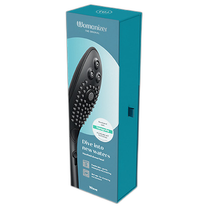 WOMANIZER - CABEZAL DE DUCHA DE ESTIMULACIÓN CLITORIDIANA WAVE NEGRO