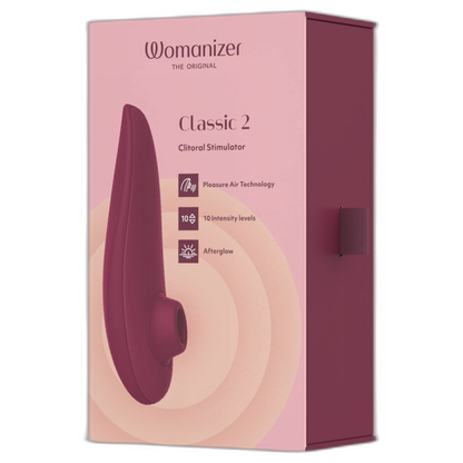 WOMANIZER - ESTIMULADOR CLITORIDIANO CLASSIC 2 BURDEOS