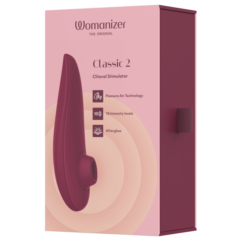 WOMANIZER - ESTIMULADOR CLITORIDIANO CLASSIC 2 BURDEOS