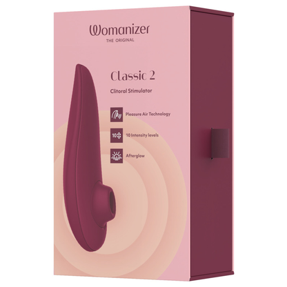 WOMANIZER - ESTIMULADOR CLITORIDIANO CLASSIC 2 BURDEOS