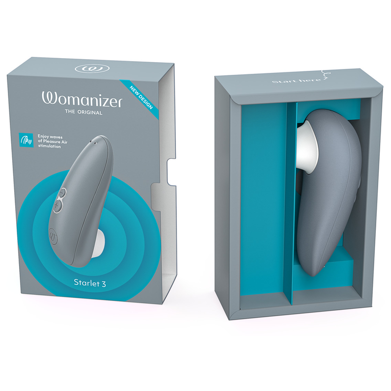 WOMANIZER - ESTIMULADOR CLITORIDIANO STARLET 3 GRIS