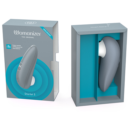 WOMANIZER - ESTIMULADOR CLITORIDIANO STARLET 3 GRIS
