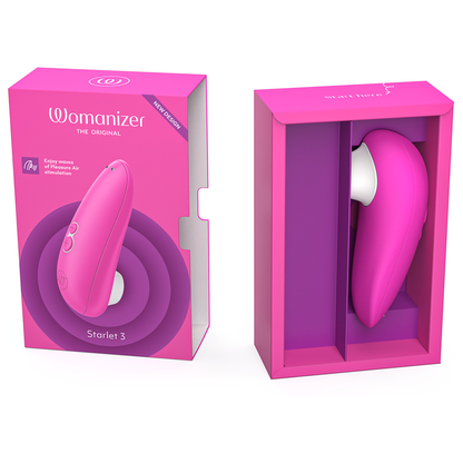 WOMANIZER - ESTIMULADOR CLITORIDIANO STARLET 3 ROSA