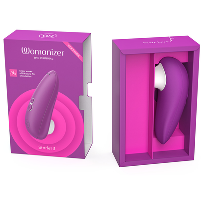 WOMANIZER - STARLET 3 CLITORAL STIMULATOR VIOLET
