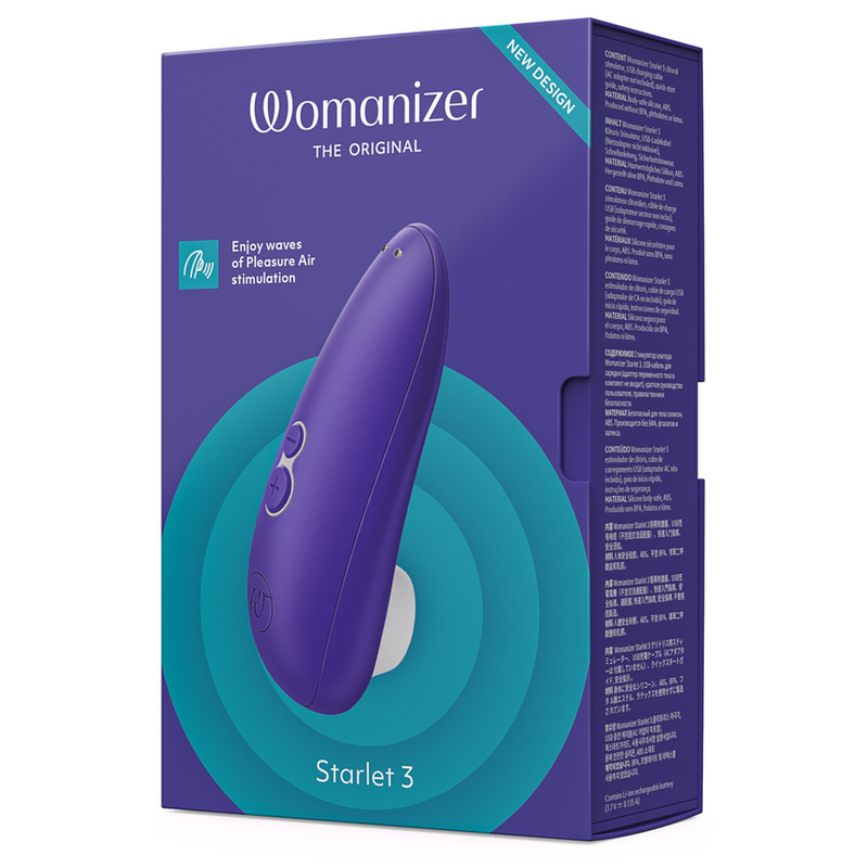 WOMANIZER - ESTIMULADOR CLITORIDIANO STARLET 3 ÍNDIGO