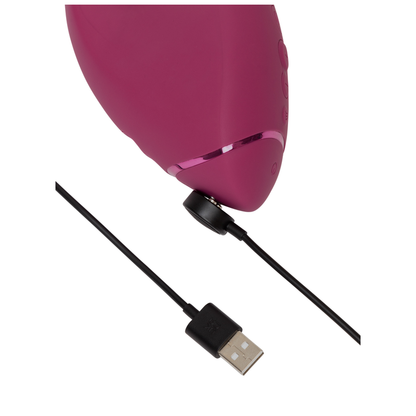 WOMANIZER - DUO NEXT ESTIMULADOR DUAL DE CLÍTORIS Y PUNTO G ROSA OSCURO
