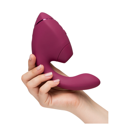 WOMANIZER - DUO NEXT ESTIMULADOR DUAL DE CLÍTORIS Y PUNTO G ROSA OSCURO
