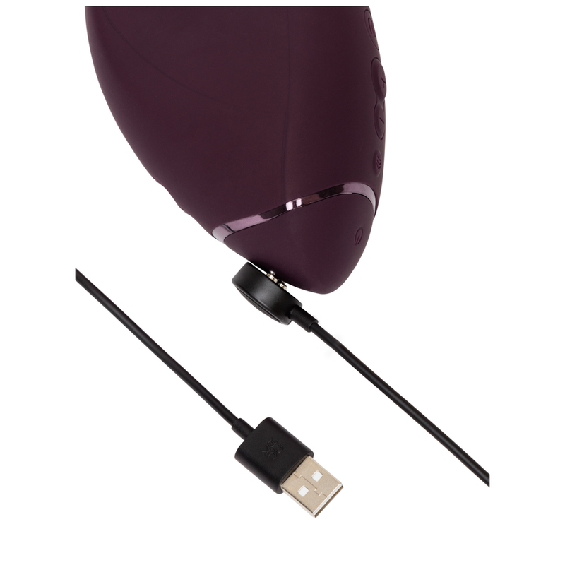WOMANIZER - DUO NEXT ESTIMULADOR DUAL DE CLÍTORIS Y PUNTO G MORADO OSCURO