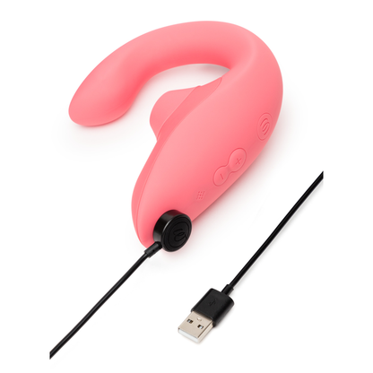 WOMANIZER - VIBREUR STIMULATEUR LAPIN VIBRANT ROSE