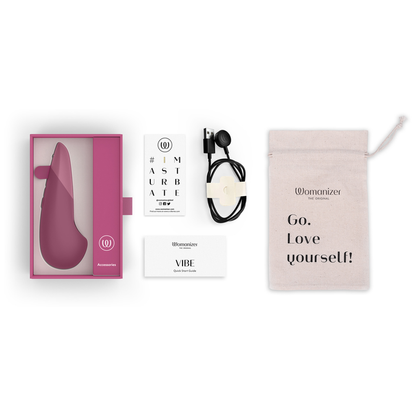 WOMANIZER - VIBE LAY-ON SILENT VIBRATOR DUSKY PINK