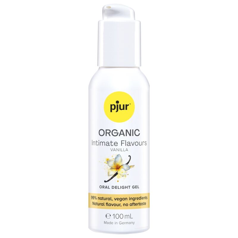 PJUR - ORGANIC INTIMATE FLAVOURS VANILLA ORAL DELIGHT GEL 100 ML